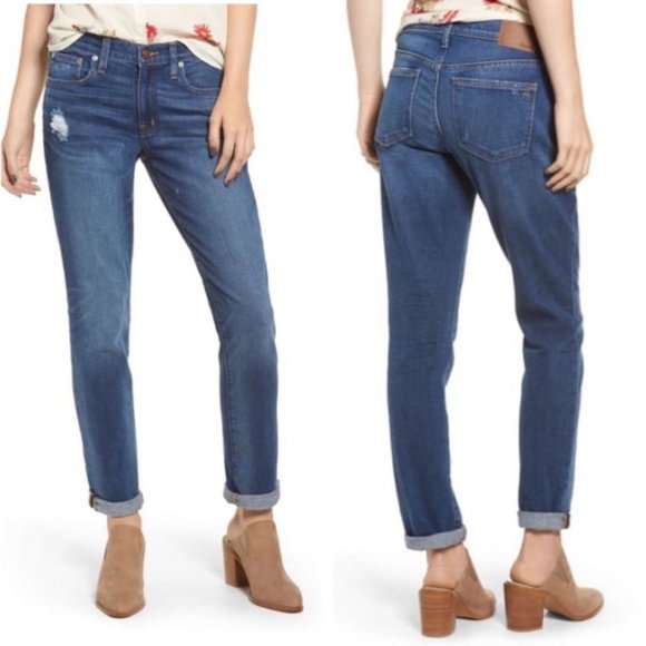 Madewell Denim - MADEWELL slim boyjean in hatfield wash AJ13